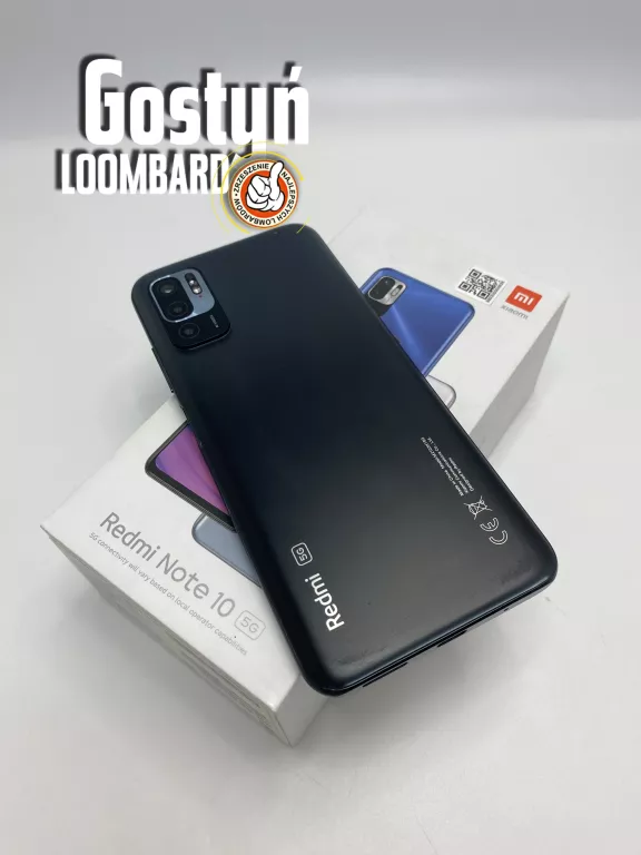 SMARTFON XIAOMI REDMI NOTE 10 4 GB / 64 GB 5G SZARY KOMPLET!