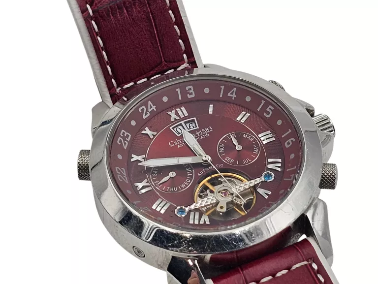 ZEGAREK MĘSKI AUTOMATYCZNY CALVANEO 1583 ASTONIA PLATIN PREMIUM GERMANY