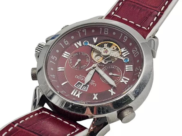 ZEGAREK MĘSKI AUTOMATYCZNY CALVANEO 1583 ASTONIA PLATIN PREMIUM GERMANY