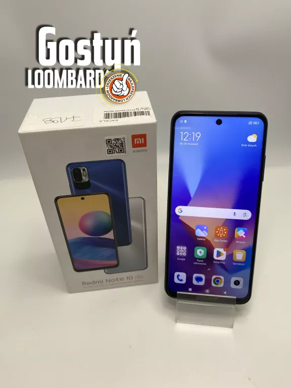 SMARTFON XIAOMI REDMI NOTE 10 4 GB / 64 GB 5G SZARY KOMPLET!