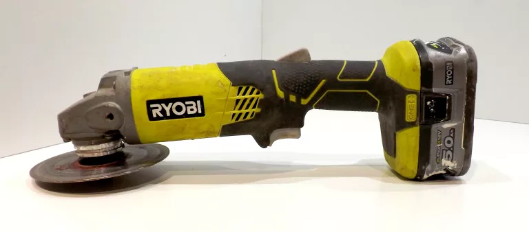 SZLIFIERKA KĄTOWA AKU. RYOBI R18AG AKU 5,0AH