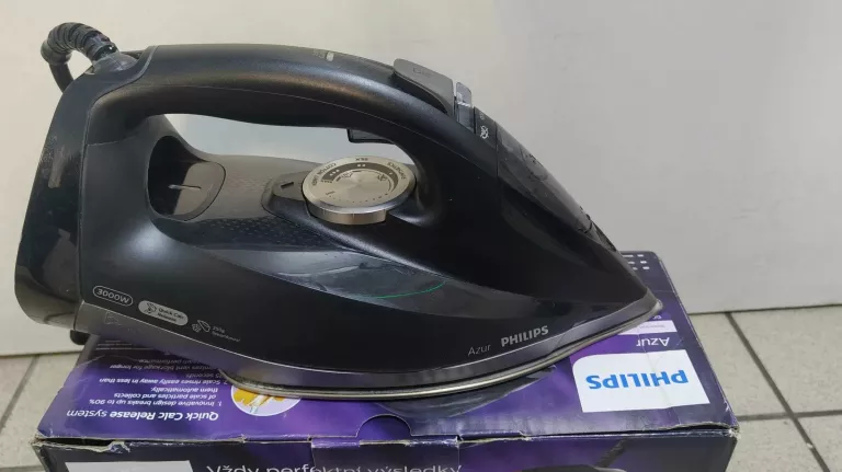 ŻELAZKO PHILIPS AZUR  GC4908 PUDEŁKO OPIS NIE DMUCHA PARĄ