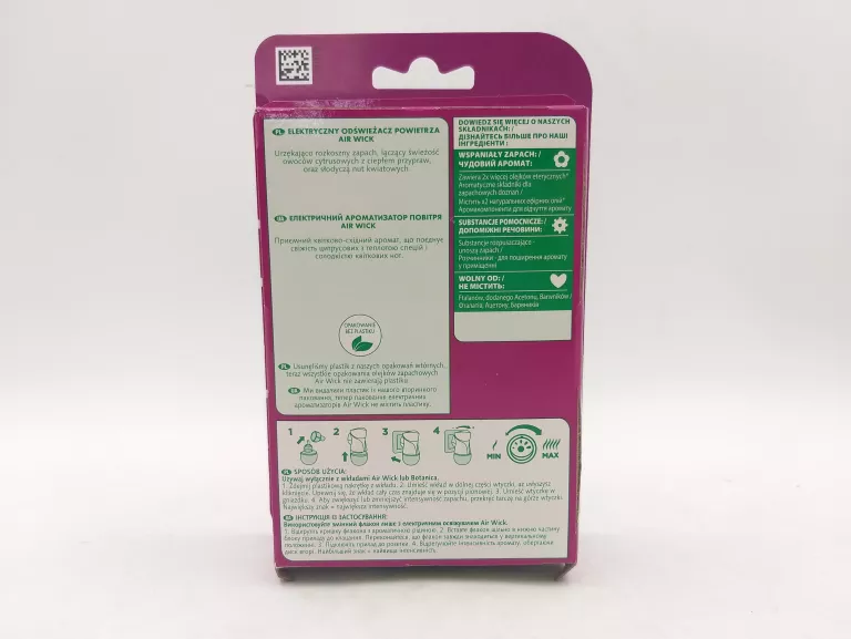 AIR WICK WTYCZKA ELEKTRYCZNA + WKŁAD KSIĘŻYCOWA LILIA ZMYSŁOWA SATYNA 19ML
