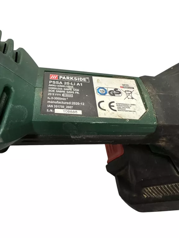 PIŁA SZABLASTA PARKSIDE PSSA 20-LI A1