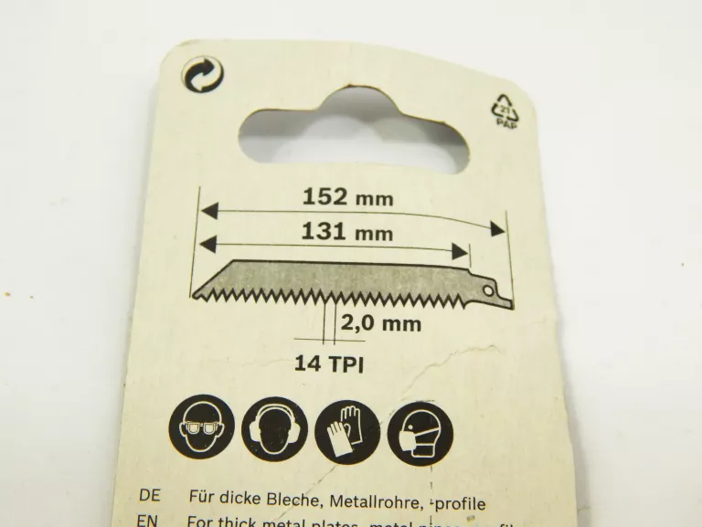 BOSCH BRZESZCZOT DO METALU 152MM 2SZT.