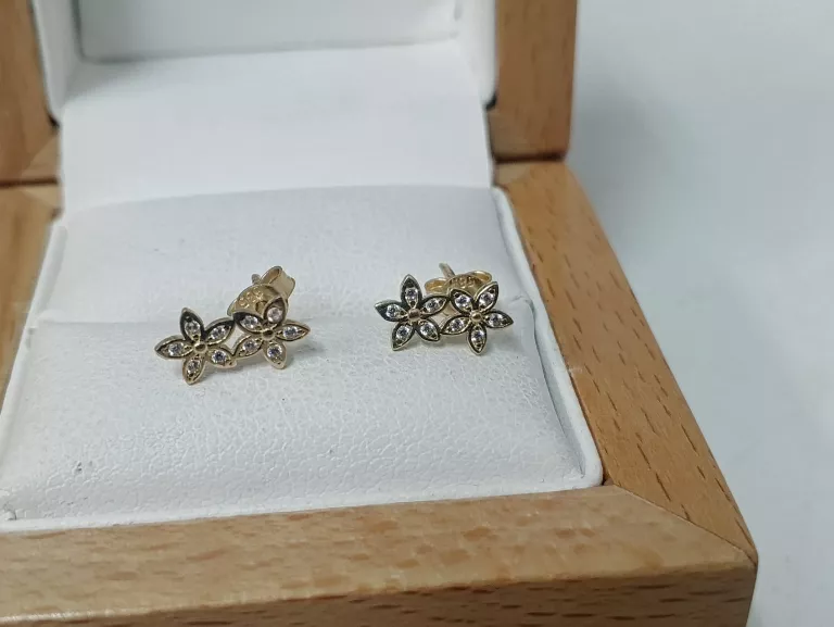 PIĘKNE ZŁOTE KOLCZYKI PR 585 0,93 G