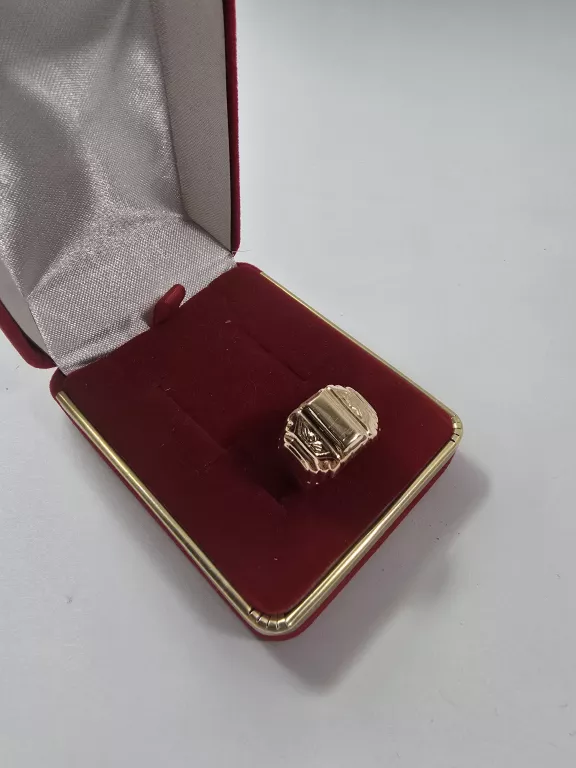 ZŁOTY SYGNET PRÓBY 583 / R. 19 / 4,85G!