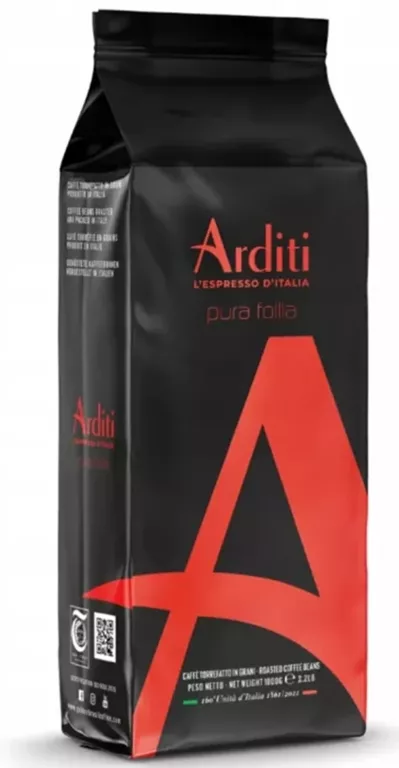 ARDITI PURA FOLLIA 60% ARABICA, 40% ROBUSTA ZIARNA 1 KG