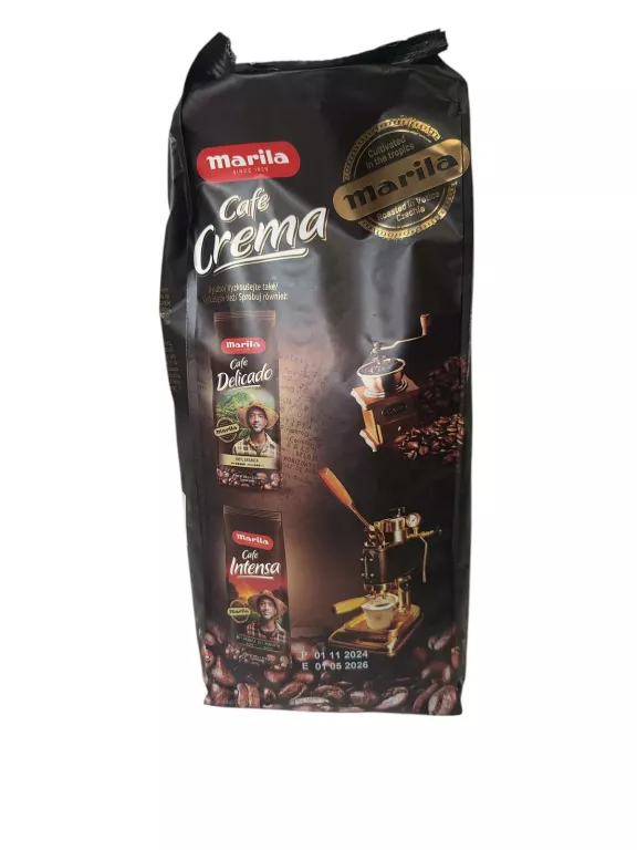 KAWA ZIARNISTA MIESZANA MARILA CAFE CREMA KAWA ZIARNISTA 1000 G