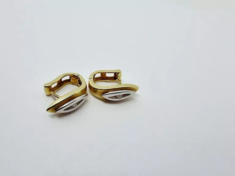 ZŁOTE KOLCZYKI PRÓBY 585 5,49 GRAM