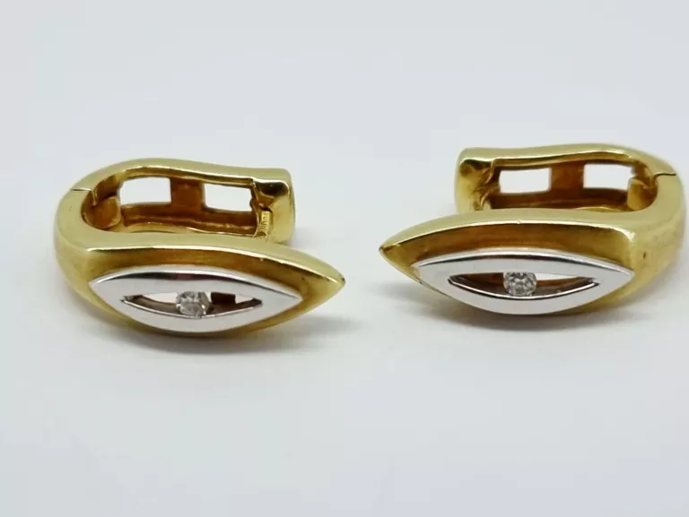 ZŁOTE KOLCZYKI PRÓBY 585 5,49 GRAM