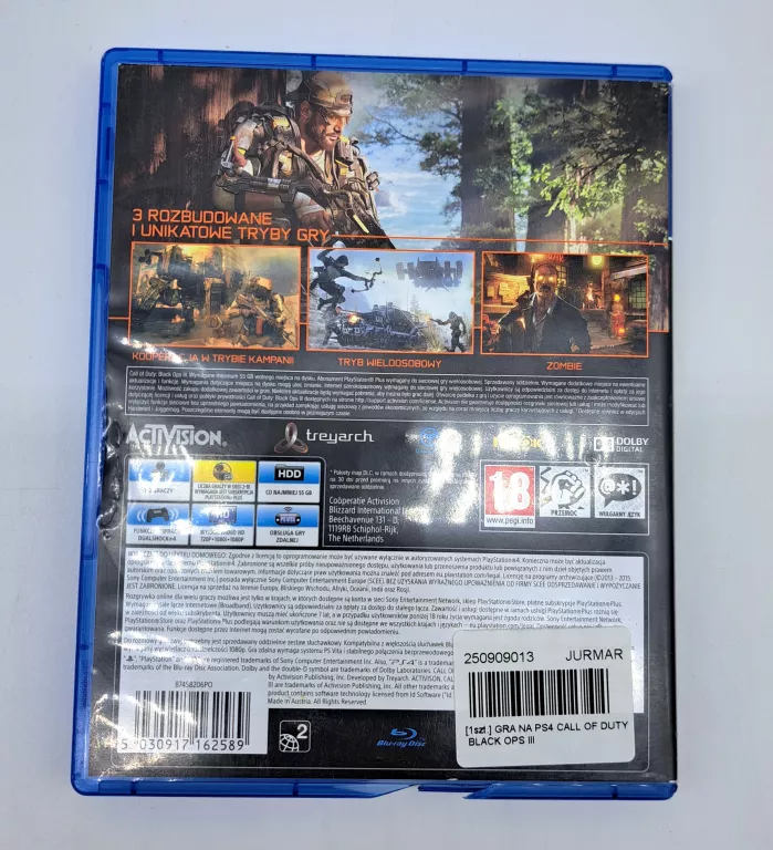 GRA NA PS4 CALL OF DUTY BLACK OPS III