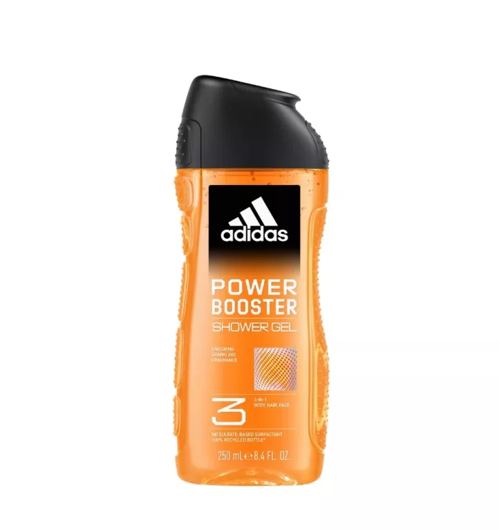 ADIDAS POWER BOOSTER ŻEL POD PRYSZNIC 3W1, 250 ML