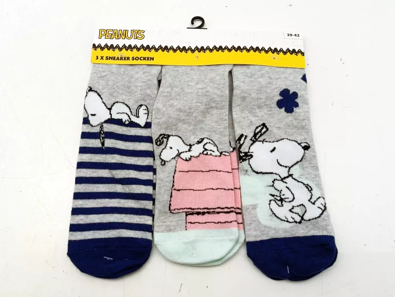 PEANUTS SKARPETKI 3 PACK 39-42