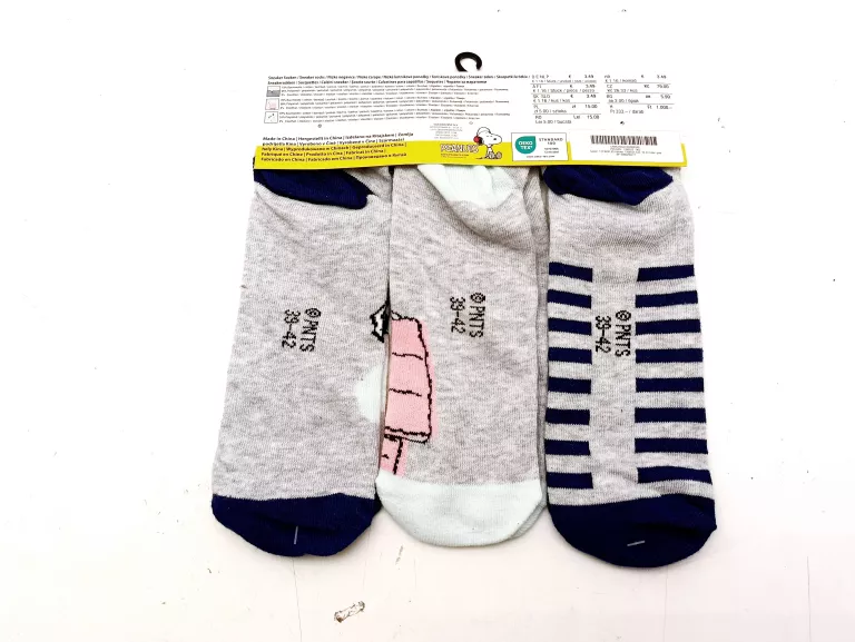 PEANUTS SKARPETKI 3 PACK 39-42