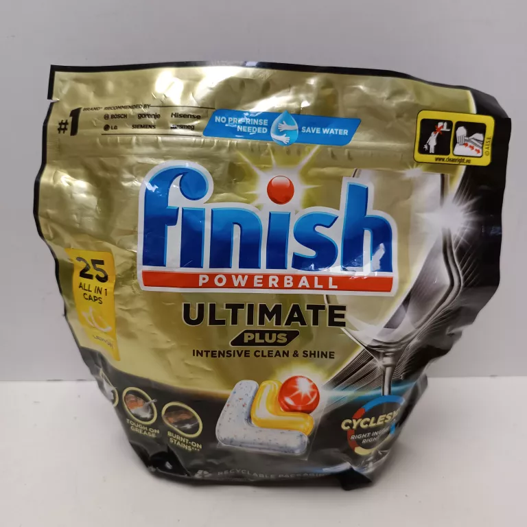 FINISH KAPSUŁKI DO ZMYWARKI ULTIMATE PLUS 25 LEMON