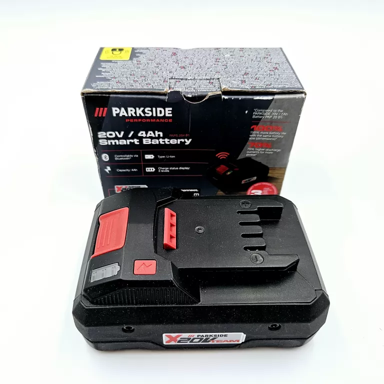 AKUMULATOR PARKSIDE PERFORMANCE SMART 20V 4.0AH PAPS 204 B1 BLUETOOTH