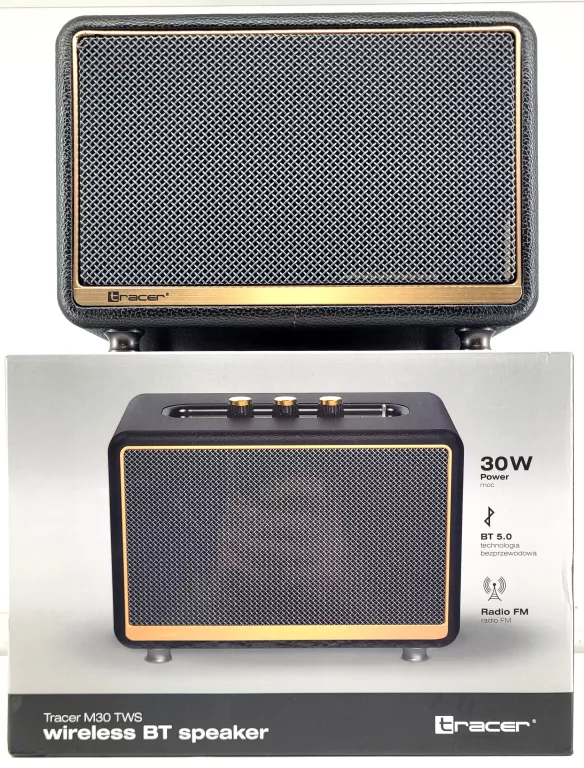 GŁOŚNIK TRACER M30 TWS + PUDEŁKO