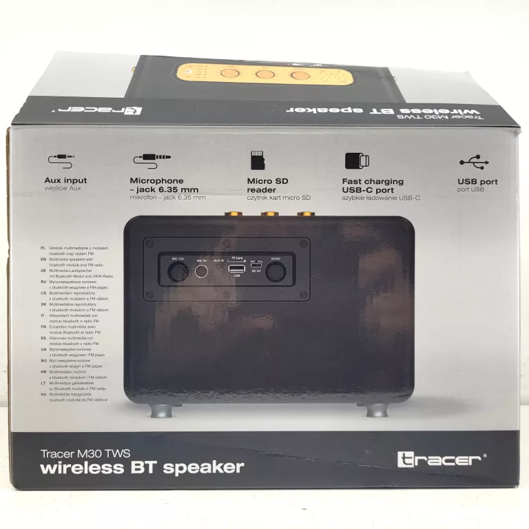 GŁOŚNIK TRACER M30 TWS + PUDEŁKO