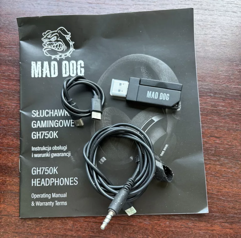 SŁUCHAWKI MAD DOG GAMING HEADSET GH 750K