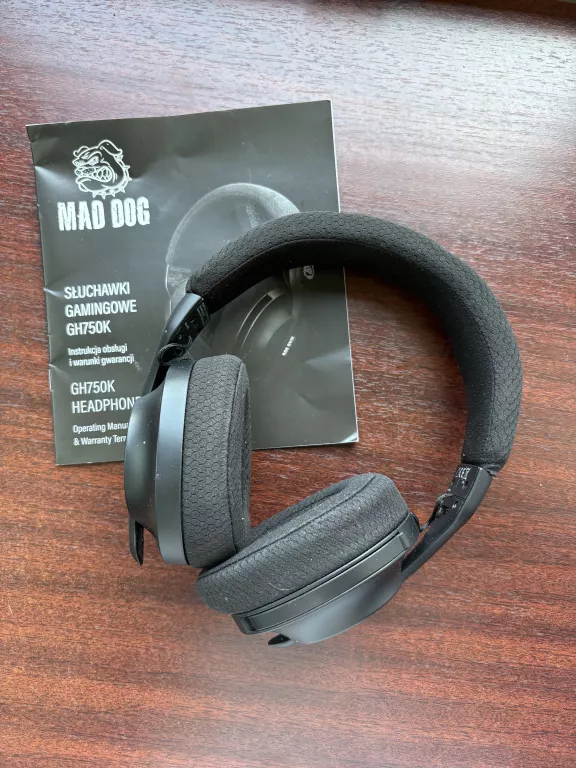 SŁUCHAWKI MAD DOG GAMING HEADSET GH 750K