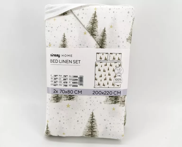 komplet-poscieli-200x220-sinsay-home-bed-linen-set-choinki-bawelna-jednosci-narodowej-1091b-sj-wroclaw