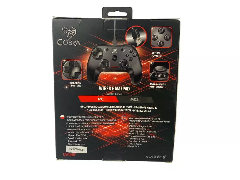 pad-przewodowy-do-pc-ps3-cobra-ean-gtin-5907518339620