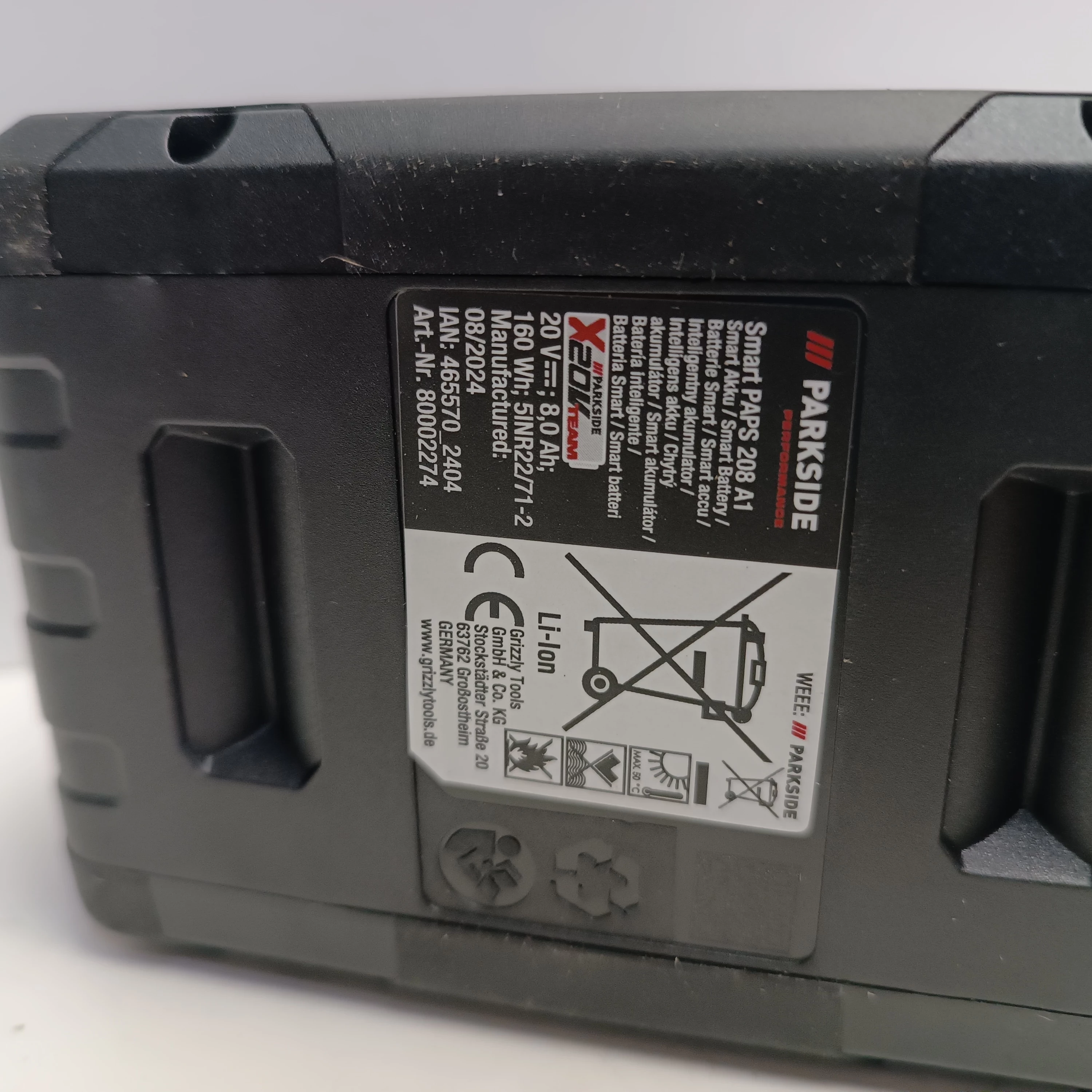 akumulator-parkside-performance-smart-20-v-8-ah-seria-1234