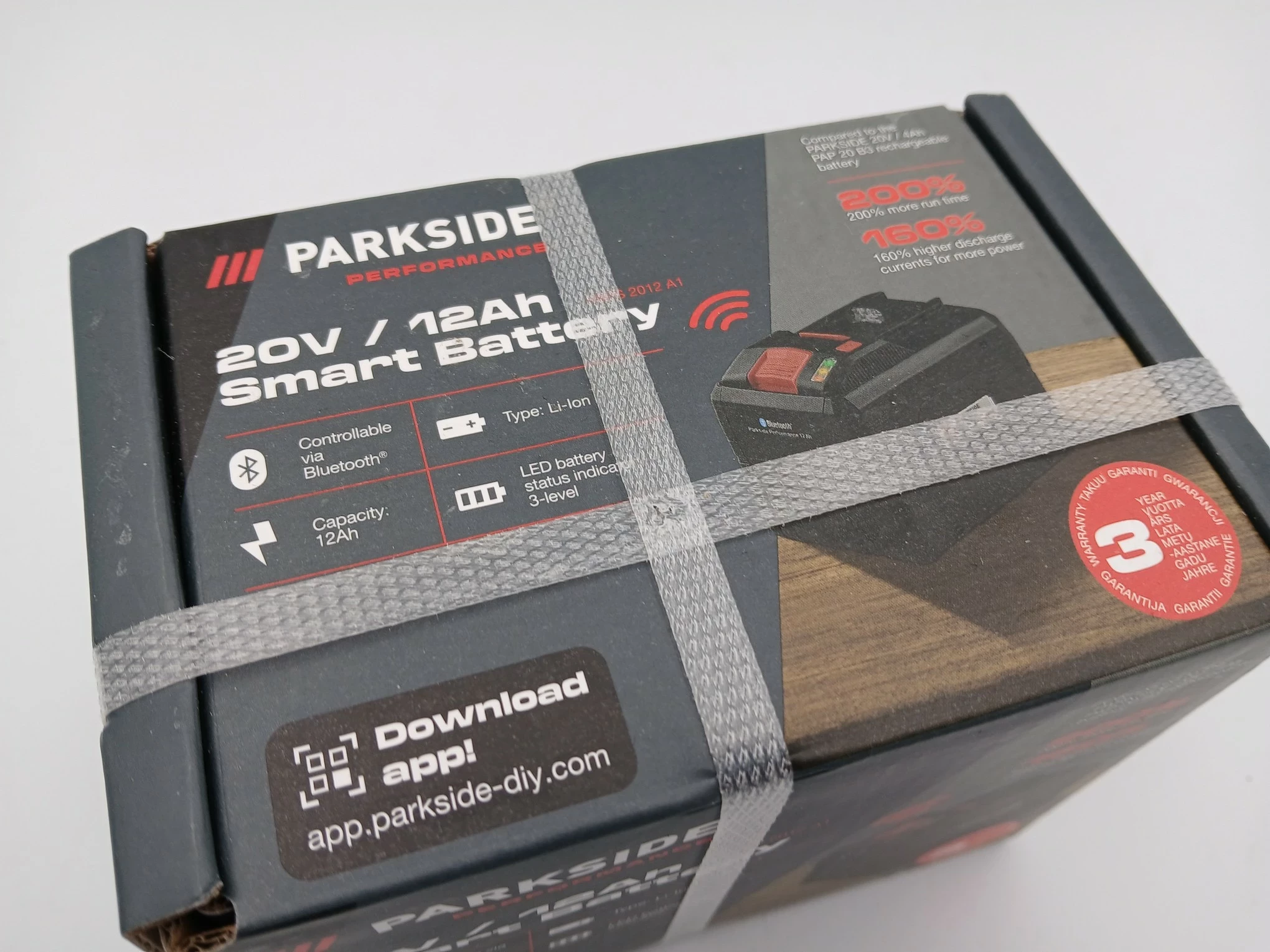 akumulator-parkside-20v-12-ah-komplet-jak-nowy-ean-gtin-4052916871737