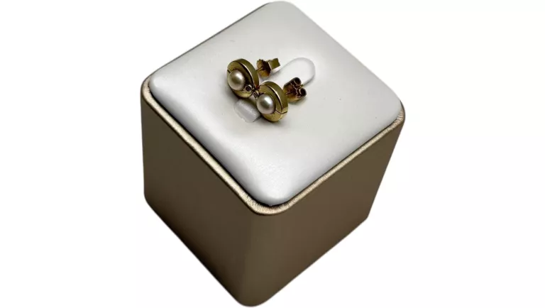 przesliczne-zlote-kolczyki-sztyft-perelka-253g-pr585-stan-11323-2