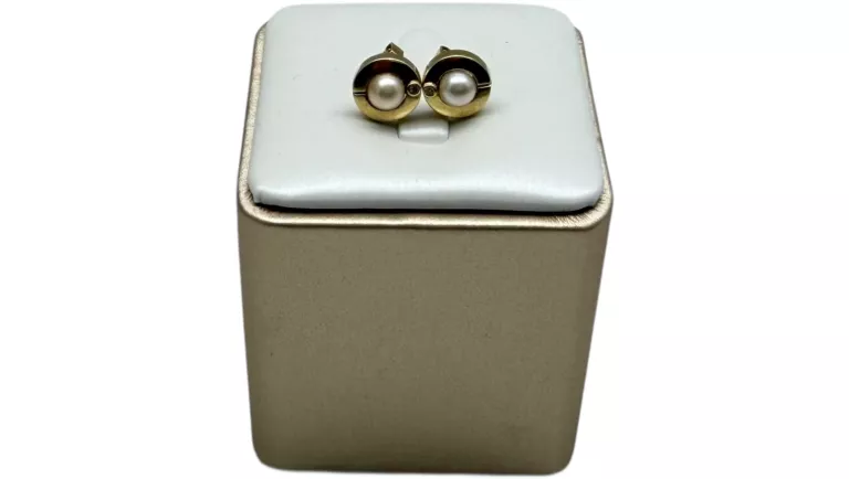 przesliczne-zlote-kolczyki-sztyft-perelka-253g-pr585-jednosci-narodowej-45-sj-wroclaw