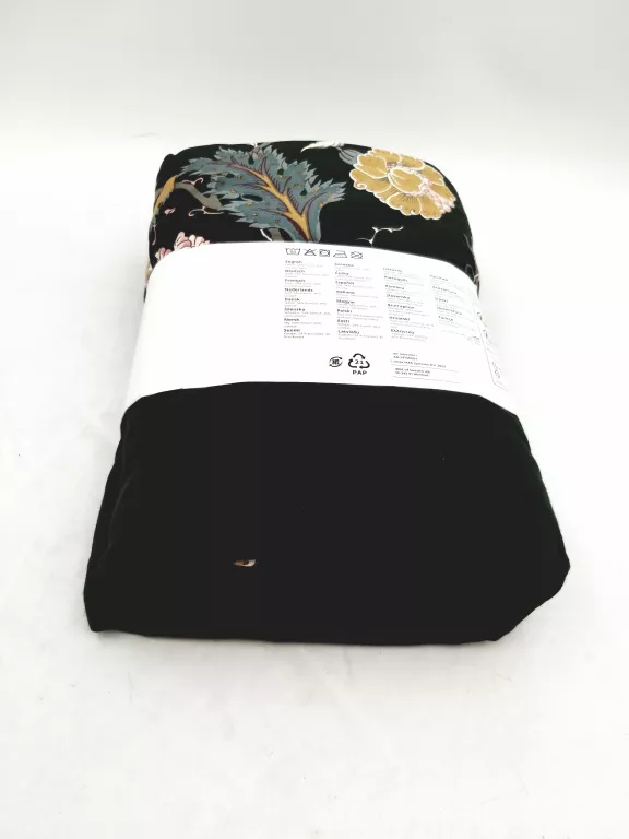 poszwa-na-koldre-i-2-poszewki-ciemnozielonywielobarwny-200x20050x60-cm-material-631-7