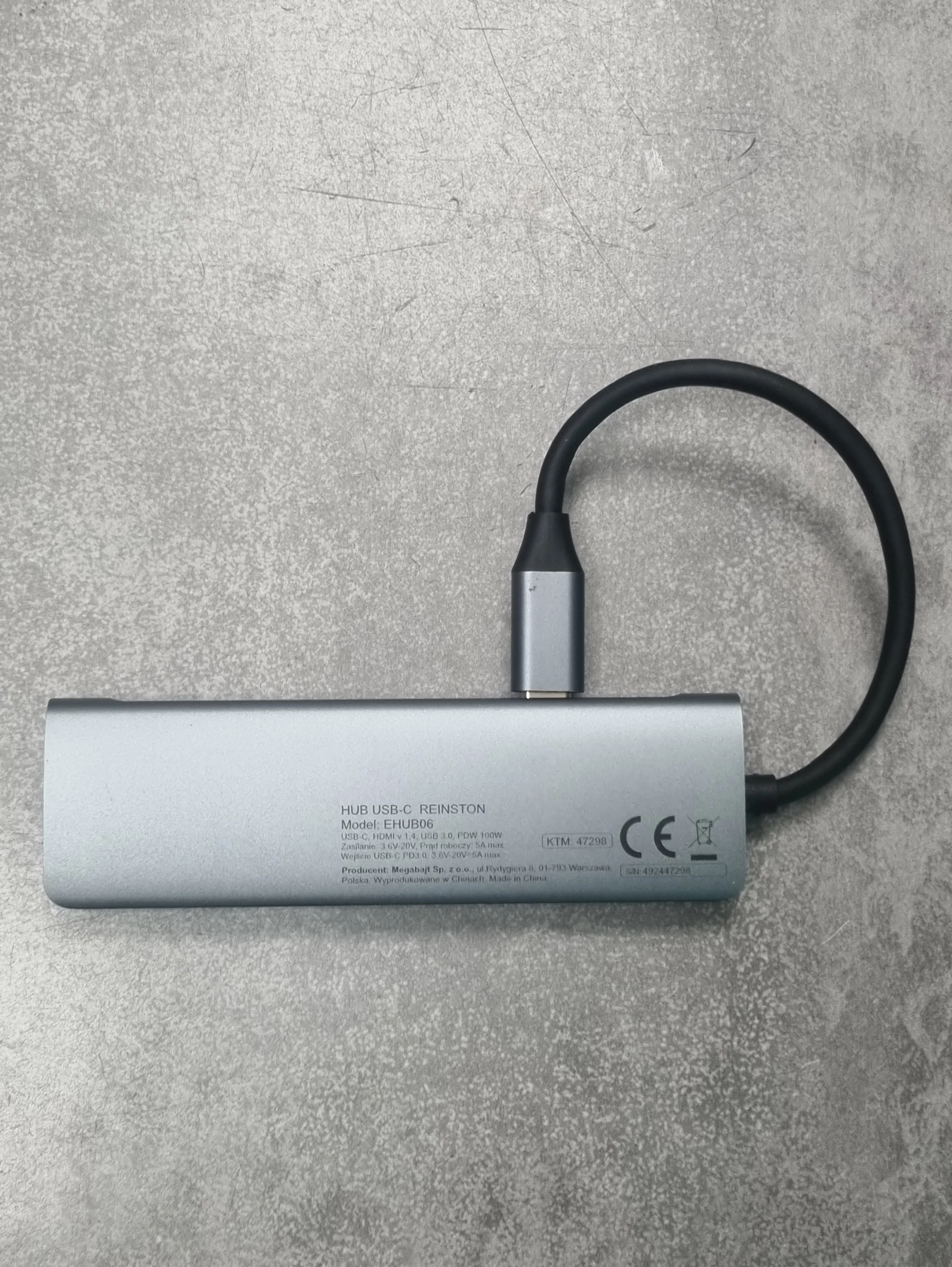 hub-adapter-rozgaleznik-usb-a-30-usb-c-type-c-reinston-ehub06-liczba-portow-5