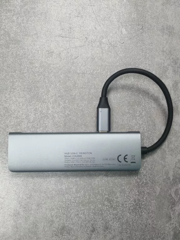 hub-adapter-rozgaleznik-usb-a-30-usb-c-type-c-reinston-ehub06-liczba-portow-5
