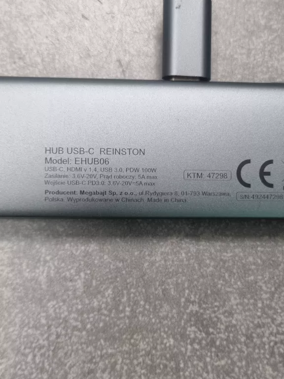 hub-adapter-rozgaleznik-usb-a-30-usb-c-type-c-reinston-ehub06-kod-producenta-ehub06