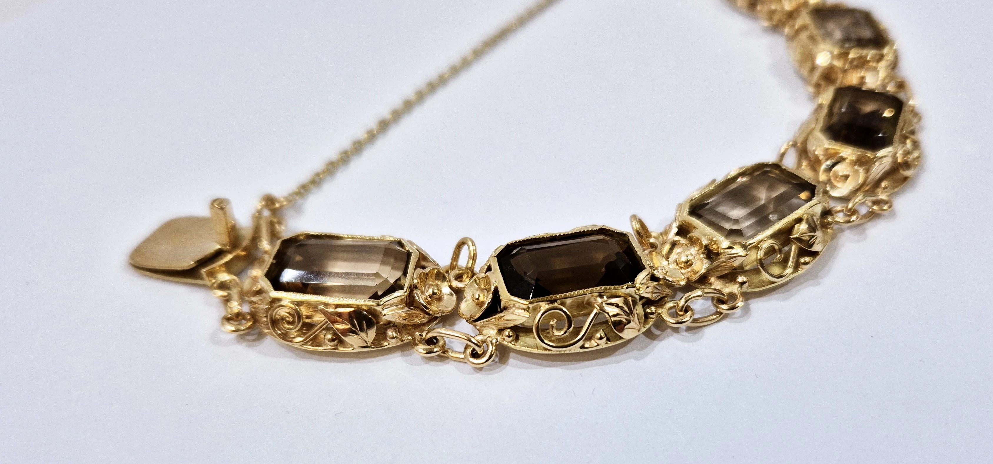 zlota-14k-bransoletka-z-kwarcem-dymnym-585-3809g-rodzaj-2205-2