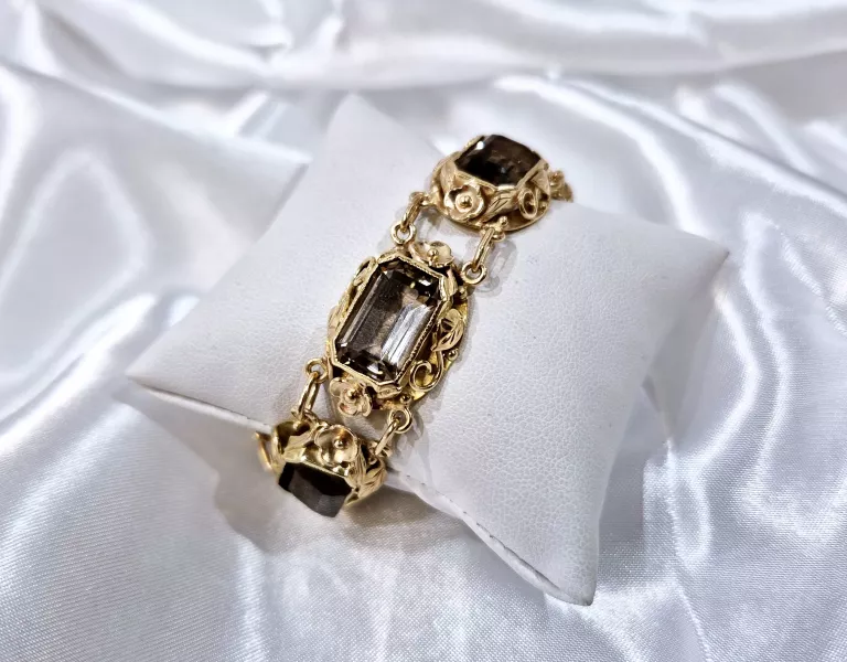 zlota-14k-bransoletka-z-kwarcem-dymnym-585-3809g-motyw-129129-246990