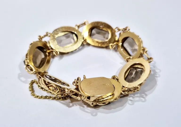 zlota-14k-bransoletka-z-kwarcem-dymnym-585-3809g-kolor-249512-1647429
