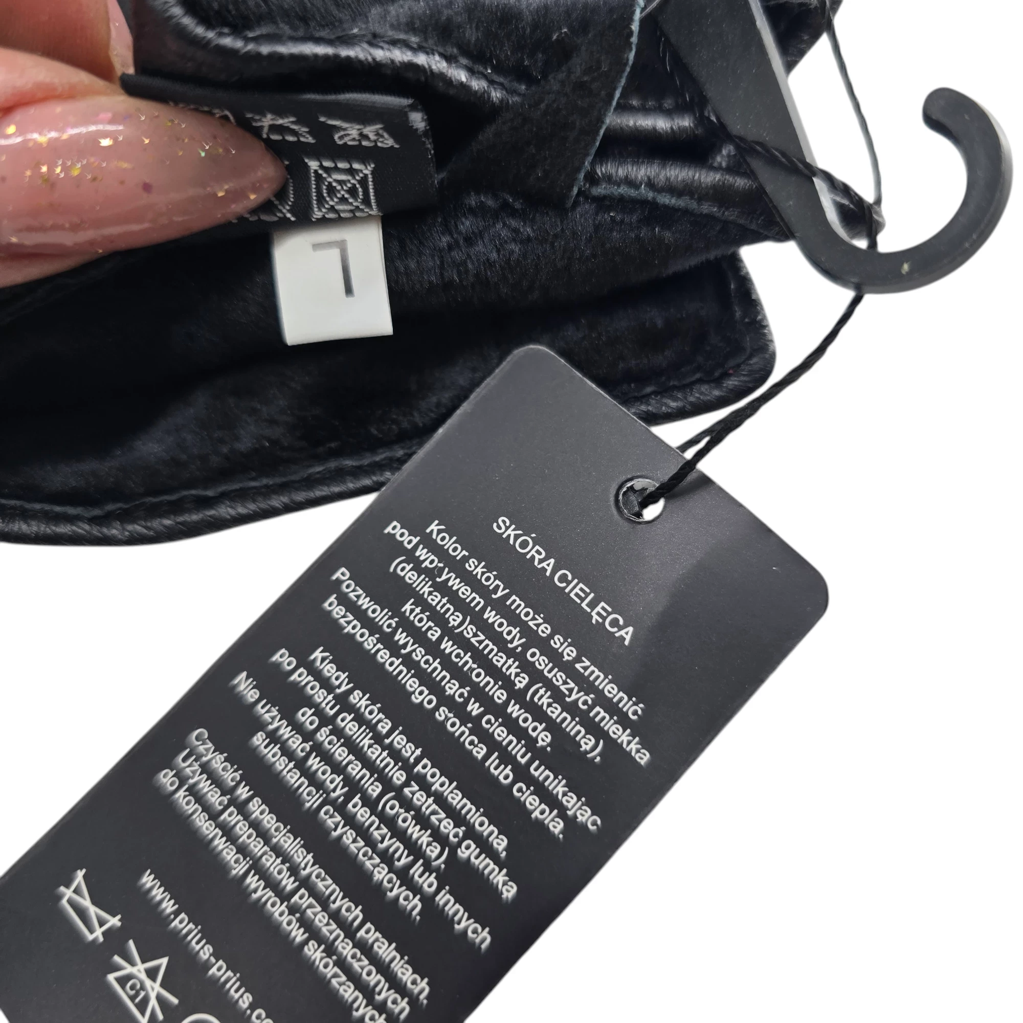 prius-lux-rekawiczki-skorzane-damskie-ocieplane-zimowe-czarne-2023-rozmiar-54-5