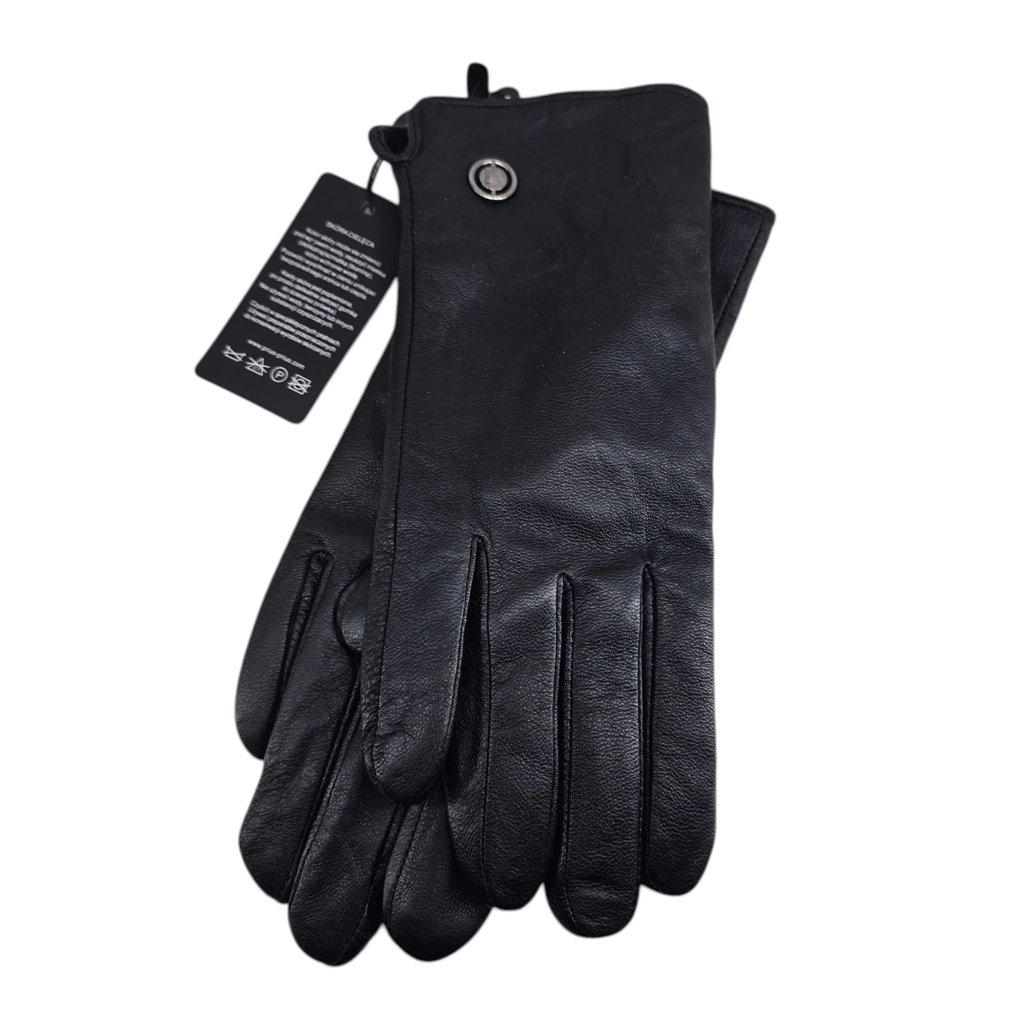 prius-lux-rekawiczki-skorzane-damskie-ocieplane-zimowe-czarne-2023-stan-11323-2