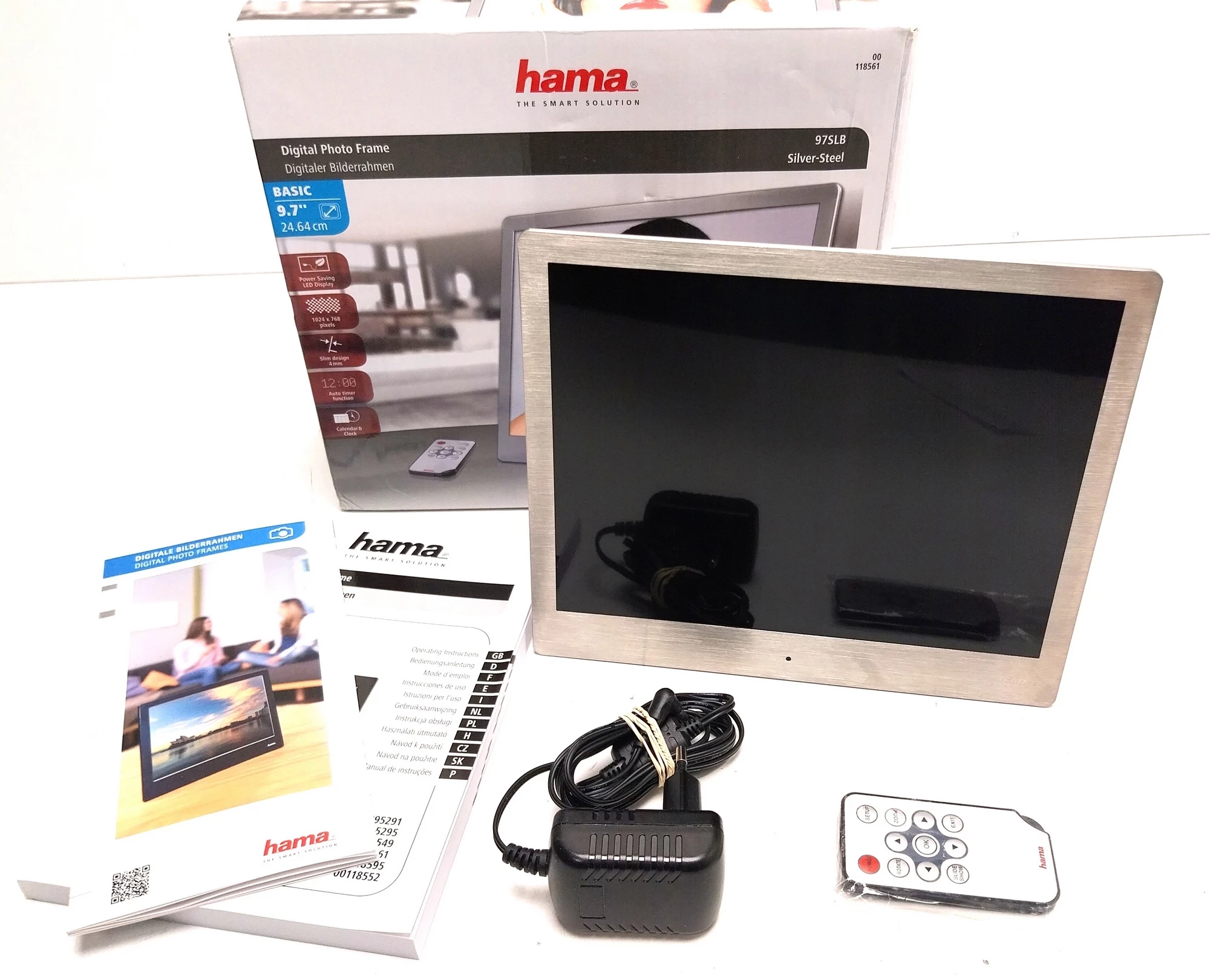 ramka-cyfrowa-hama-97slb-10-slim-line-steel-komplet-partyzantow-39-zamosc