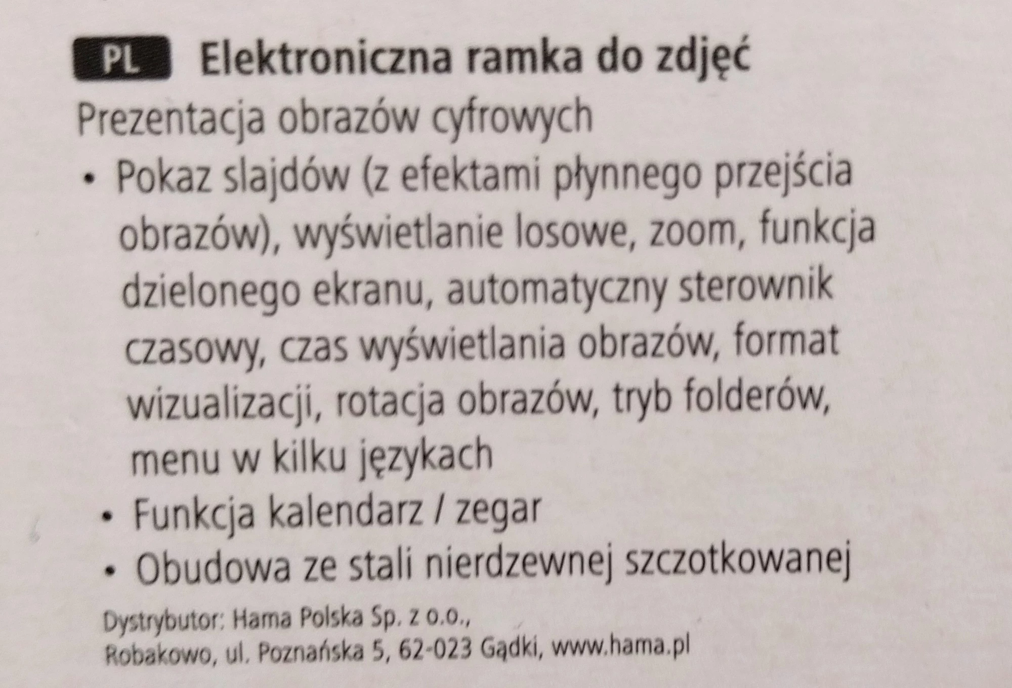 ramka-cyfrowa-hama-97slb-10-slim-line-steel-komplet-kolor-249512-1647426