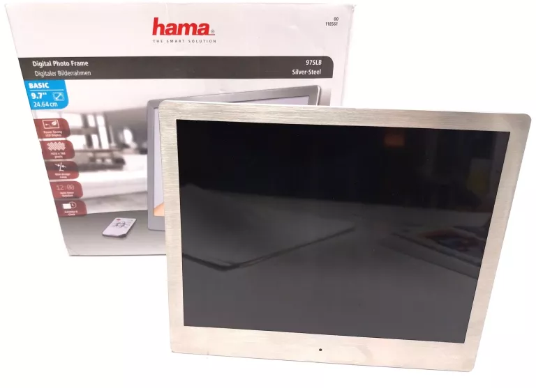 ramka-cyfrowa-hama-97slb-10-slim-line-steel-komplet-przekatna-ekranu-cale-1000