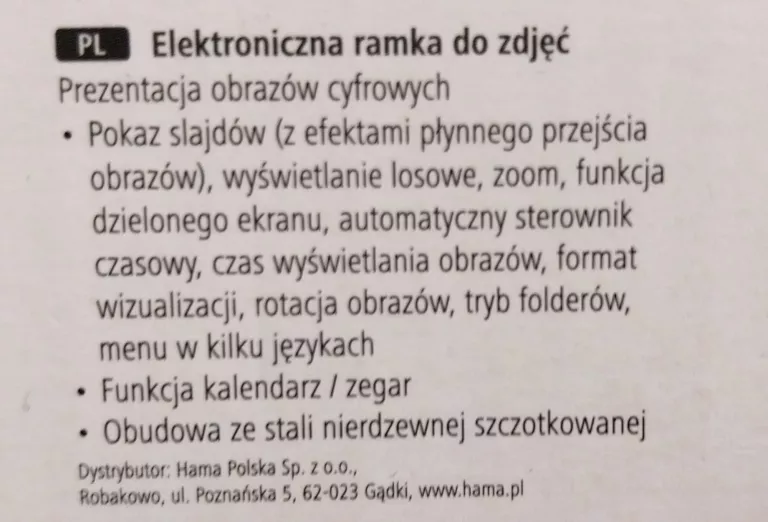 ramka-cyfrowa-hama-97slb-10-slim-line-steel-komplet-kolor-249512-1647426
