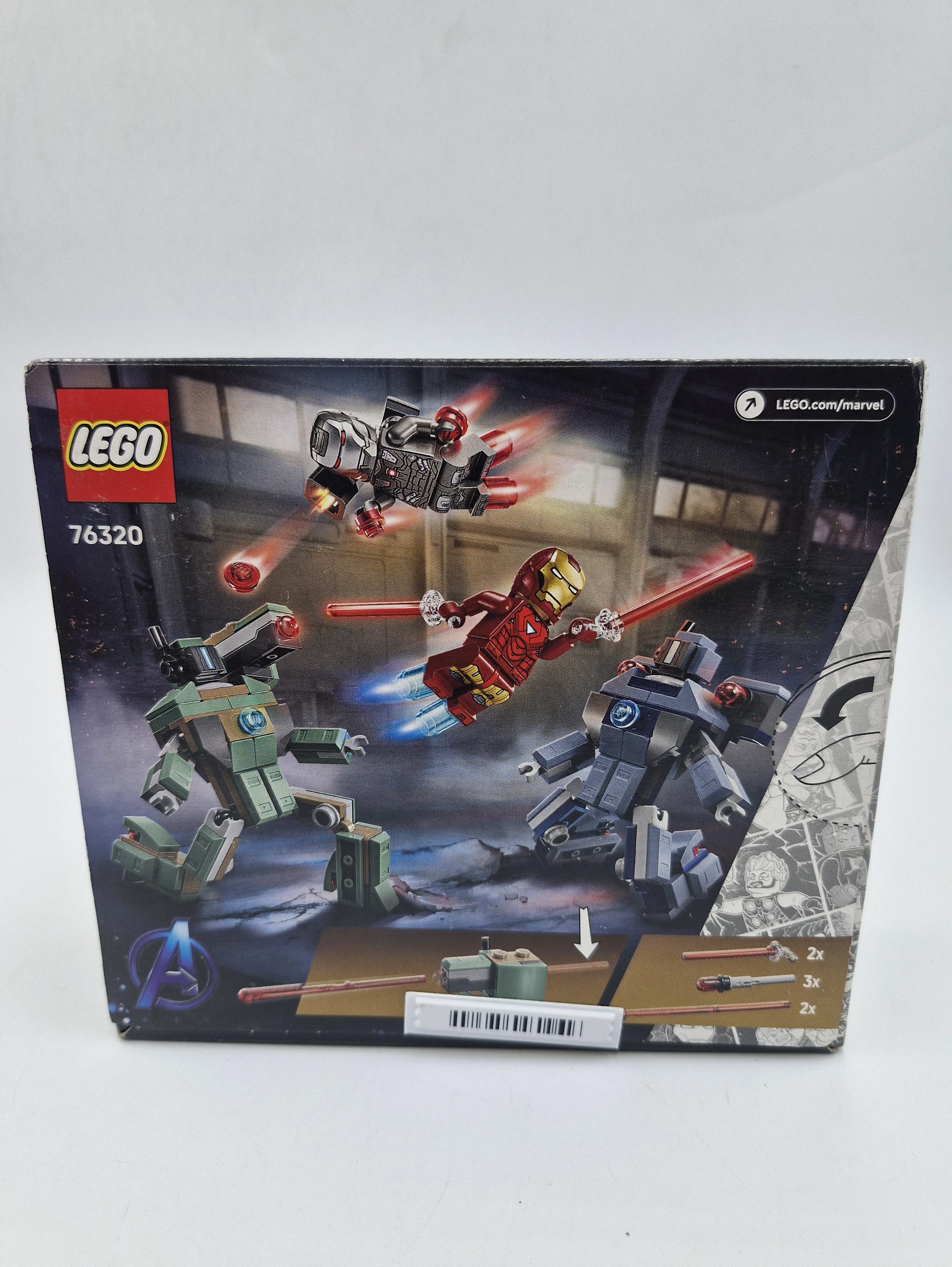 lego-marvel-76320-iron-man-i-war-machine-kontra-drony-hammera-ean-gtin-5702017817927