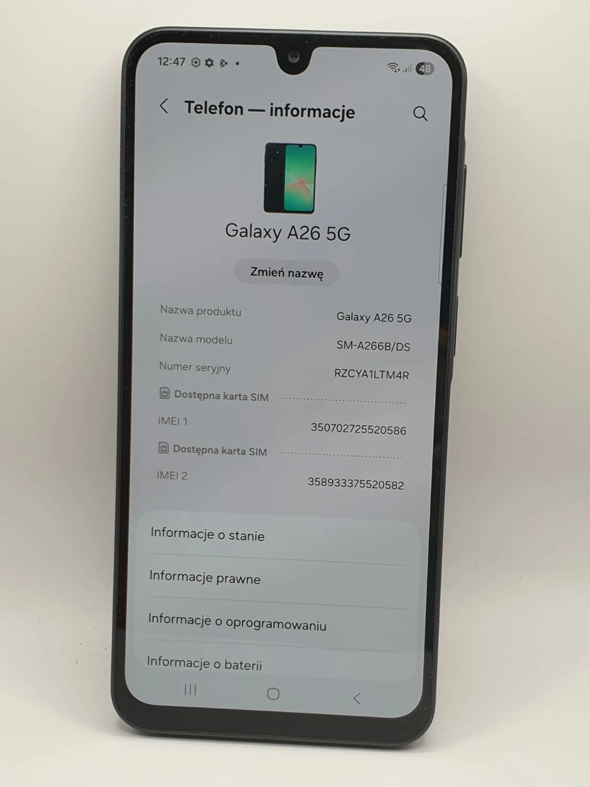 samsung-galaxy-a26-5g-6gb-128gb-black-czarny-komplet-nienaganny-stan-11323-238058