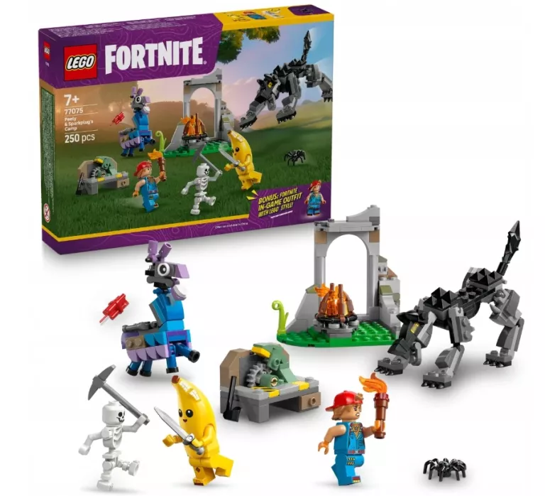 lego-fortnite-77075-skorek-i-iskra-oraz-oboz-kupiecka-66a-zielona-gora