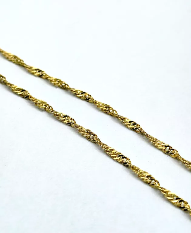 zloty-lancuszek-z-krzyzykiem-585-201g-dl-50cm-splot-singapur-stan-11323-2