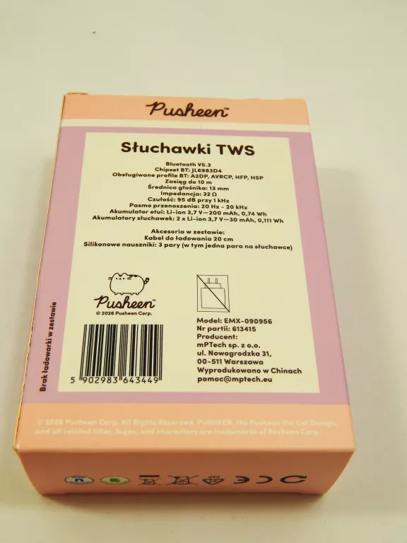 sluchawki-bezprzewodowe-pusheen-tws-bluetooth-53-z-etui-rozowe-kod-producenta-2026