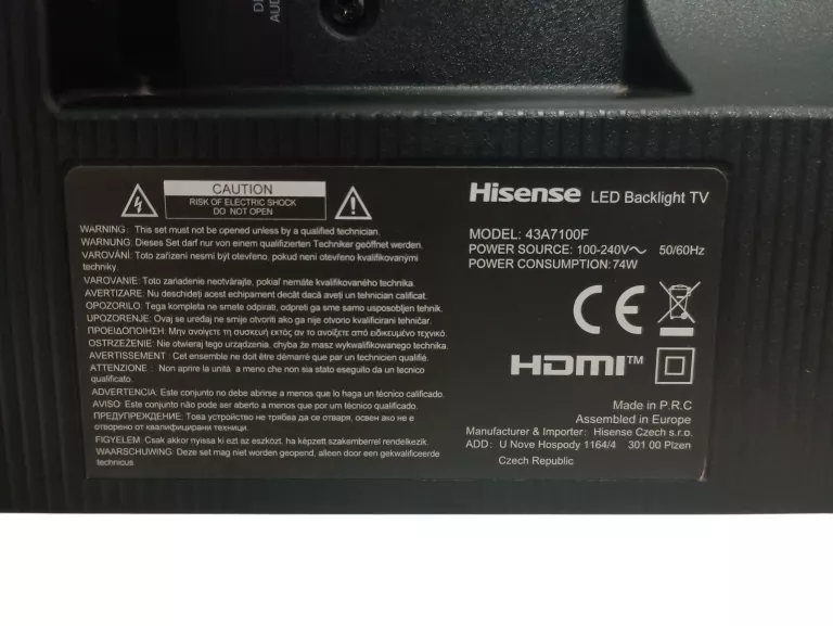 telewizor-hisense-43a7100f-43-led-4k-smart-tv-vidaa-dvb-t2-opis-ean-gtin-6942147458068